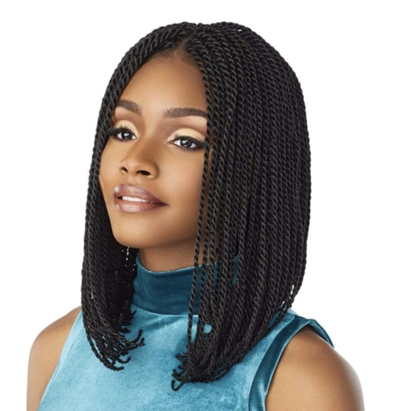 NEW! Lace front wig - Senegal twist bob - Picture 5 of 6